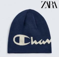 Champion×ZARAネイビー ビーニーのサムネイル