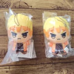 2個❤善逸❤アニメ　鬼滅の刃　 ちびぐるみvol.5　マスコット　ぬいぐるみ