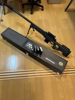 東京マルイ L96 AWS O.D バイポッド、マガジン3個、スコープレール付きのサムネイル