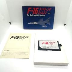 MSX F-16 ファイティングファルコン アスキー 箱 説明書 ゲームソフト