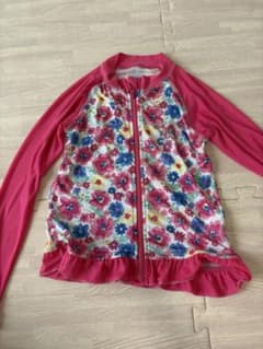 美品　花柄ラッシュガード（ジップアップ）のサムネイル