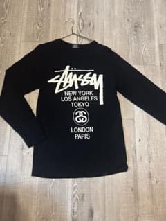 Stussy ブラック 長袖カットソー Sのサムネイル