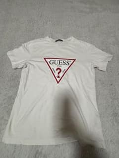 GUESS Tシャツ ロゴT ホワイト 三角ロゴ 半袖 メンズ レディースのサムネイル