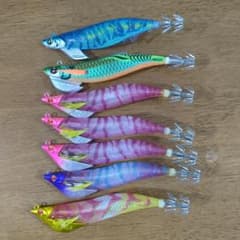 ティップラン用エギ 7本セット シマノ フラッシュブースト 釣研