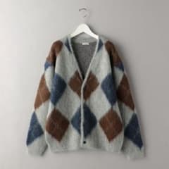 B&Y UNITED ARROWS シャギー アーガイル カーディガン - メルカリ