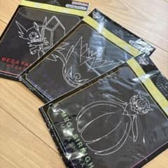 이치 반 쿠지 포켓몬 Pokémon 메가 신카 G상 핸드 타월 3 점 세트