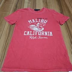 【美品】RALPH LAUREN Tシャツ MALIBU レッドのサムネイル
