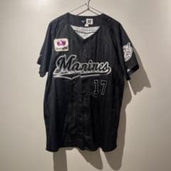 千葉ロッテマリーンズ #17 佐々木朗希 2022 BSWユニフォーム Lサイズ 千葉ロッテマリーンズ 佐々木朗希 #17 2022 ビジターユニフォーム L
