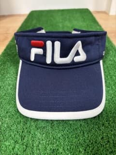 FILA ゴルフ サンバイザー ネイビーのサムネイル