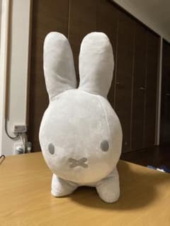 미피 봉제인형 우사기 화이트 그레이