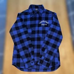 Shelty ネルシャツ ブルー ブラック XLのサムネイル