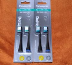 Doltz クリーン&ホワイトブラシ EW0820-K(黒) 2セット　純正品のサムネイル