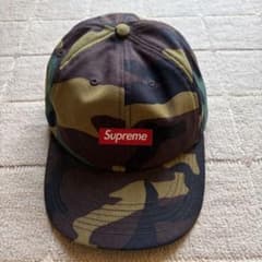 Supreme 迷彩キャップ - メルカリ