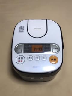最終値下げ　炊飯器 IRIS RC-MA50-B 5.5合 中古美品 送料込のサムネイル