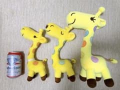 nanaco　ナナコ　キリン　ぬいぐるみ3個セットのサムネイル