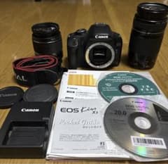 Canon EOS Kiss X3 ダブルレンズセット すぐ撮影可のサムネイル
