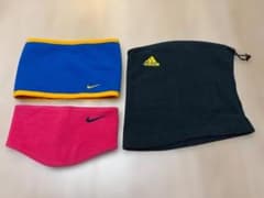 NIKE adidas Neck Warmer 3-Piece Set