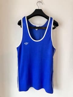 VENTEX adidas★70年代フランス製★ビンテージ★リンガータンクトップのサムネイル