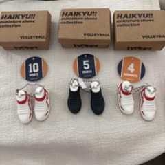 ハイキュー!! ミニチュアシューズコレクション 日向翔陽 田中龍之介 西谷夕のサムネイル