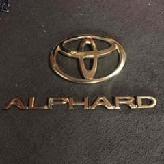 トヨタ アルファード エンブレムセットのサムネイル