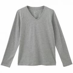 無印良品⭐オーガニックコットン長袖Tシャツのサムネイル