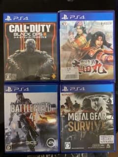 PS4 ゲーム　4点セット！のサムネイル