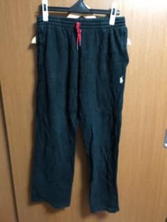 ラルフローレン スウェットパンツ 黒赤のサムネイル