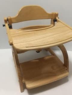 大和屋　すくすくローチェアⅡ ナチュラル（中古品）のサムネイル