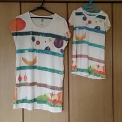 西の魔女☆様専用！グラニフ 親子オソロTシャツワンピースのサムネイル