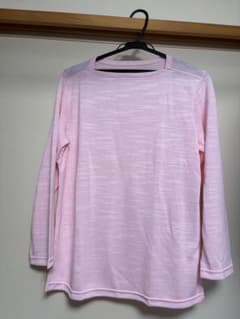 シャルレ　ピンク 長袖 Tシャツ Lサイズのサムネイル