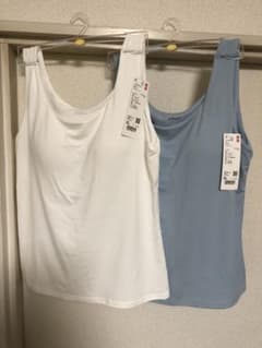 新品未使用　ユニクロ　エアリズムブラタンクトップXLサイズのサムネイル
