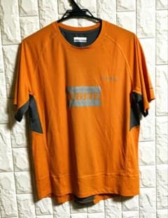 Columbia コロンビア 半袖Tシャツ オレンジ L　⑰