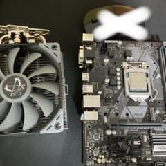 cpu Intel core i5 9400f ＋マザーボードとcpuクーラー - メルカリ