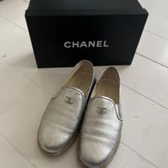 CHANEL エスパドリーユ 36 シルバーのサムネイル