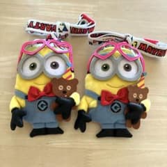유니버설 재팬 미니언즈 패스 케이스 티켓 홀더 USJ 2개