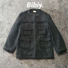 Bibiy】 ELISE TWEED JACKET (Black) 黒 - メルカリ