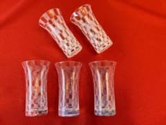 大正浪漫硝子　一口ビールグラス　5個セットのサムネイル
