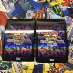 遊戯王　wcs2014　スリーブ　未使用　120枚 特価】遊戯王 WCS2024 スリーブ 紫 72枚 未使用品 - メルカリ