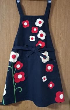 レミヒラノ 花柄エプロン - メルカリ