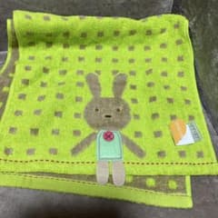 うさぎデザインfureruフレルフェイスタオル新品未使用ふわふわのサムネイル