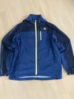 adidas メンズ ゴルフジャケット ネイビー Lサイズのサムネイル