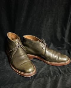 UNITED ARROWS Alden レザー チャッカブーツ - メルカリ