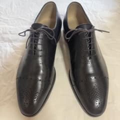 Berluti　ホールカット　UK 7.5　黒　革靴 Berluti ホールカット UK 7.5 黒 革靴 - メルカリ