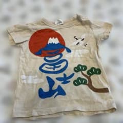 SKAPE 富士山 鶴 半袖Tシャツ 80cmのサムネイル