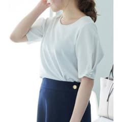 ロペピクニック　袖パールラメ混トップスのサムネイル