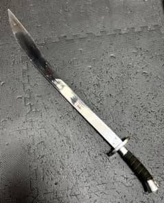 大特価品! 中国武術ジュラルミン製柳葉刀②鞘無 新古品 長拳 少林拳