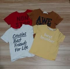 ミカン様専用  H&M 90-95サイズ Tシャツ ４枚セットのサムネイル