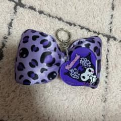 クロミ キーホルダー ビッグリボン ギャルアート ヒョウ柄のサムネイル