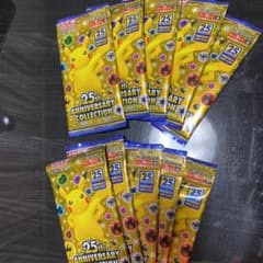 ポケモンカード 25th anniversary 未開封パック １０パックのサムネイル