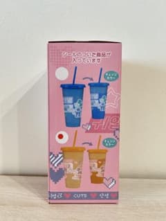 ディズニー　ミッキー＆ミニー　ちょっもっさ カラーチェンジタンブラー黄色